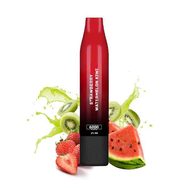 پاد یکبار مصرف دی پی اس ۶۰۰۰ پاف توت فرنگی هندوانه یخ Dps Strawberry Watermelon Ice