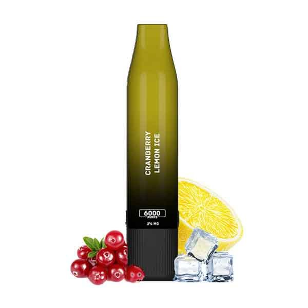 پاد یکبار مصرف دی پی اس ۶۰۰۰ پاف کرنبری لیموناد یخ Dps Cranberry Lemon Ice