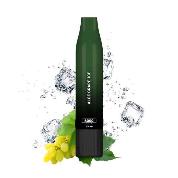 پاد یکبار مصرف دی پی اس ۶۰۰۰ پاف آلوئه ورا انگور یخ Dps Aloe Grape Ice