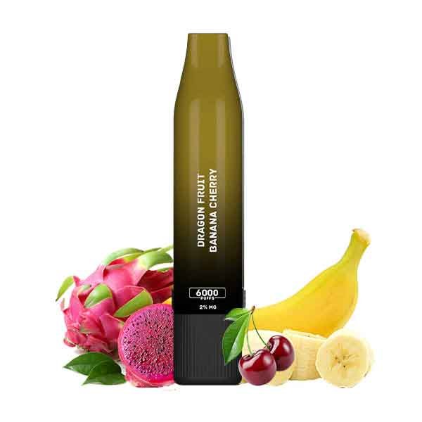 پاد یکبار مصرف دی پی اس ۶۰۰۰ پاف دراگون فروت موز گیلاس Dps Dragon Fruit Banana Cherry پاد یکبار مصرف دی پی اس ۶۰۰۰ پاف دراگون فروت موز گیلاس Dps Dragon Fruit Banana Cherry