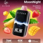 پاد یکبار مصرف الف بار ۴۰۰۰۰ پاف انبه توت فرنگی Elf Bar Moonnight Mango Strawberry 40000 Disposable