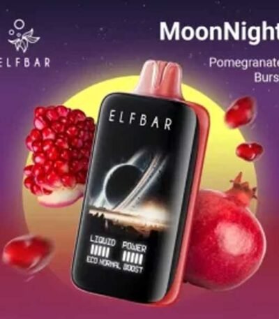 پاد یکبار مصرف الف بار ۴۰۰۰۰ پاف انار Elf Bar Moonnight Pomegranate Burst 40000 Disposable