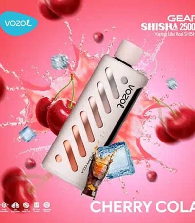 ویپ یکبار مصرف نوشابه گیلاس وزول ۲۵۰۰۰ پاف Vozol Gear Shisha 25000 Cherry Cola Disposable