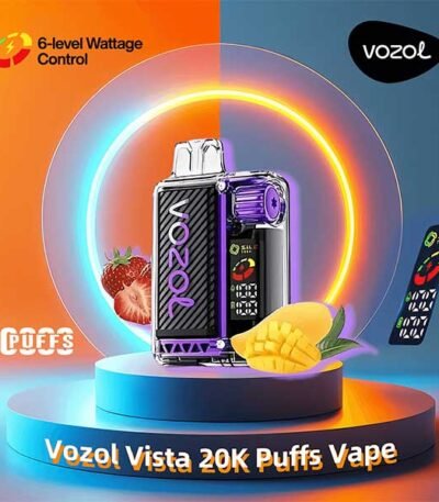 پاد یکبار مصرف انبه توت فرنگی ۲۰۰۰۰ پاف وزول Vozol Vista Mango Strawberry 20000 Disposable
