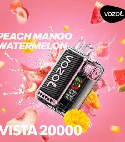 پاد یکبار مصرف هلو انبه هندوانه ۲۰۰۰۰ پاف وزول Vozol Vista Peach Mango Watermelon 20000 Disposable