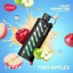 ویپ یکبار مصرف دو سیب وزول ۲۵۰۰۰ پاف Vozol Gear Shisha 25000 Double Apple Disposable