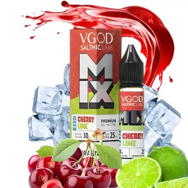 سالت نیکوتین آلبالو لیمو ویگاد Vgod Mix Series Cherry Lime Ice