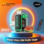 پاد یکبار مصرف آدامس بادکنکی هندوانه ۲۰۰۰۰ پاف وزول Vozol Vista Watermelon Bubblegum 20000 Disposable