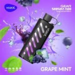 ویپ یکبار مصرف انگور نعنا وزول ۲۵۰۰۰ پاف Vozol Gear Shisha 25000 Grape Mint Disposable