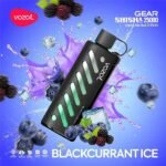 ویپ یکبار مصرف انگور فرنگی سیاه وزول ۲۵۰۰۰ پاف Vozol Gear Shisha 25000 Blackcurrant Disposable