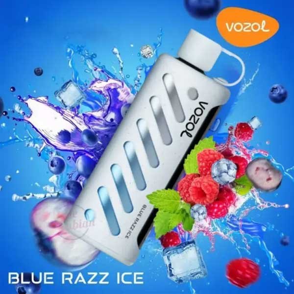ویپ یکبار مصرف بلوبری رزبری یخ وزول ۲۵۰۰۰ پاف Vozol Gear Shisha 25000 Blueberry Raspberry Ice Disposable