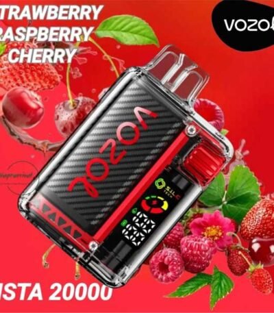 پاد یکبار مصرف توت فرنگی رزبری گیلاس ۲۰۰۰۰ پاف وزول Vozol Vista Strawberry Raspberry Cherry 20000 Disposable