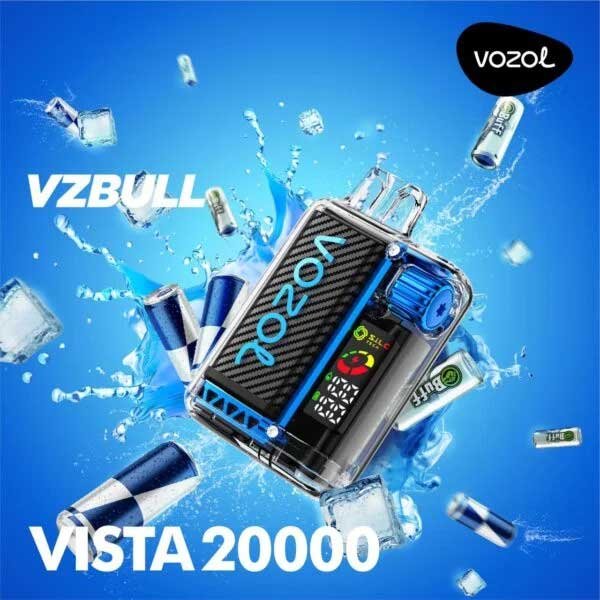 پاد یکبار مصرف انرژی زا ۲۰۰۰۰ پاف وزول Vozol Vista Energy Drink 20000 Disposable