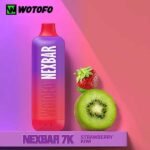 پاد یکبار مصرف ۷۰۰۰ پاف نکس بار کیوی توت فرنگی Nexbar Kiwi Strawberry 7000 Disposable