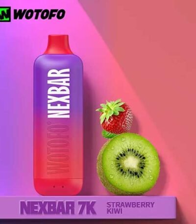 پاد یکبار مصرف ۷۰۰۰ پاف نکس بار کیوی توت فرنگی Nexbar Kiwi Strawberry 7000 Disposable