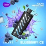 ویپ یکبار مصرف بلوبری یخ وزول ۲۵۰۰۰ پاف Vozol Gear Shisha 25000 Blueberry Ice Disposable