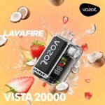 پاد یکبار مصرف نارگیل توت فرنگی ۲۰۰۰۰ پاف وزول Vozol Vista Coconut Strawberry 20000 Disposable