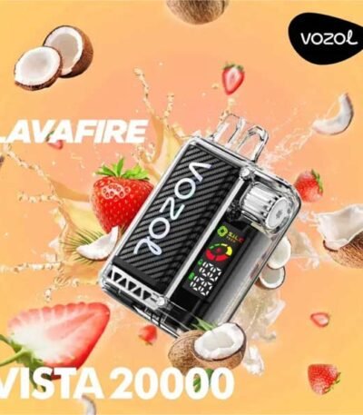 پاد یکبار مصرف نارگیل توت فرنگی ۲۰۰۰۰ پاف وزول Vozol Vista Coconut Strawberry 20000 Disposable