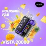 پاد یکبار مصرف پاستیل انبه آناناس ۲۰۰۰۰ پاف وزول Vozol Vista Mango Pineapple Gummy 20000 Disposable
