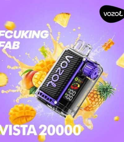 پاد یکبار مصرف پاستیل انبه آناناس ۲۰۰۰۰ پاف وزول Vozol Vista Mango Pineapple Gummy 20000 Disposable