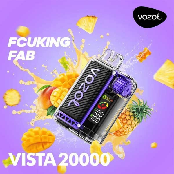 پاد یکبار مصرف پاستیل انبه آناناس ۲۰۰۰۰ پاف وزول Vozol Vista Mango Pineapple Gummy 20000 Disposable
