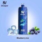 ویپ یکبار مصرف ۱۶۰۰۰ پاف سیلوا بلوبری یخ Silva Rocket Shisha 16000 Blueberry Ice Disposable