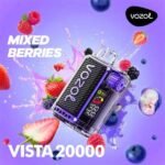 پاد یکبار مصرف میکس بری ۲۰۰۰۰ پاف وزول Vozol Vista Mix Berry 20000 Disposable