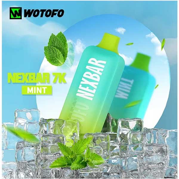 پاد یکبار مصرف ۷۰۰۰ پاف نکس بار نعنا Nexbar Mint 7000 Disposable پاد یکبار مصرف ۷۰۰۰ پاف نکس بار نعنا Nexbar Mint 7000 Disposable