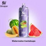ویپ یکبار مصرف ۱۶۰۰۰ پاف سیلوا طالبی هندوانه Silva Rocket Shisha 16000 Cantaloupe Watermelon Disposable