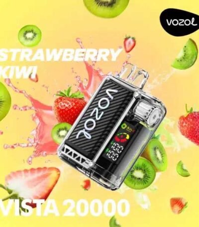 پاد یکبار مصرف کیوی توت فرنگی ۲۰۰۰۰ پاف وزول Vozol Vista Kiwi Strawberry 20000 Disposable