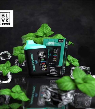 پاد یکبار مصرف نعنا یخ ۲۰۰۰۰ پاف بی ال وی کی Blvk Bar 20000 Mint Ice Disposable