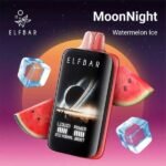پاد یکبار مصرف الف بار ۴۰۰۰۰ پاف هندوانه یخ Elf Bar Moonnight Watermelon Ice 40000 Disposable
