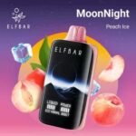 پاد یکبار مصرف الف بار ۴۰۰۰۰ پاف هلو یخ Elf Bar Moonnight Peach Ice 40000 Disposable