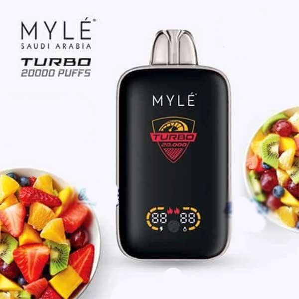 پاد یکبار مصرف میکس میوه ۲۰۰۰۰ مایلی Myle Turbo 20000 Mixed Fruits Disposable