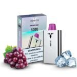 پاد یکبار مصرف انگور یخ ایگنایت ۵۰۰۰ پاف Ignite V50 Grape Ice 5000 Disposable