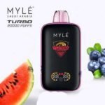 پاد یکبار مصرف هندوانه بلوبری ۲۰۰۰۰ مایلی Myle Turbo 20000 Watermelon Blueberry Disposable