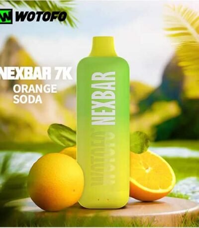 پاد یکبار مصرف ۷۰۰۰ پاف نکس بار سودا پرتقالی Nexbar Orange Soda 7000 Disposable