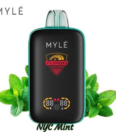 پاد یکبار مصرف نعنا ۲۰۰۰۰ مایلی Myle Turbo 20000 Mint Disposable