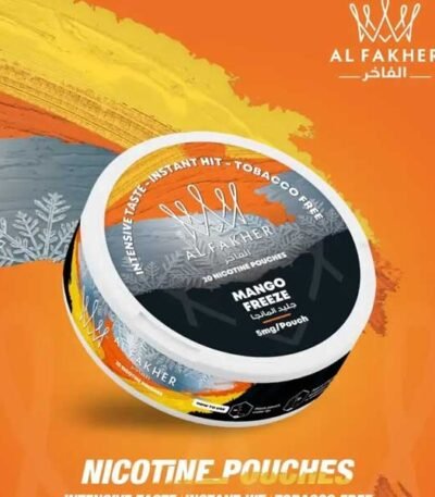 نیکوتین پچ بالشتی انبه یخ الفاخر Al Fakher Nicotine Pouch Mango Freeze