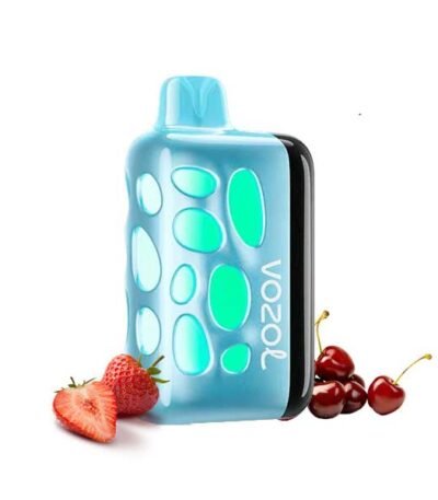 پاد یکبار مصرف ریو ۴۰۰۰۰ پاف وزول طعم توت فرنگی گیلاس Vozol Rave 40000 Strawberry Cherry