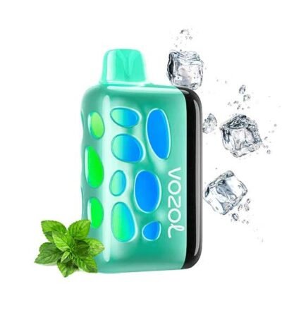 پاد یکبار مصرف ریو ۴۰۰۰۰ پاف وزول طعم نعنای خنک Vozol Rave 40000 Cool Mint