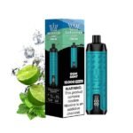 ویپ یکبار مصرف کرون بار الفاخر ۱۲۰۰۰ پاف طعم نعنا لیمو Crown Bar AL Fakher 12000 Puffs Lemon Mint