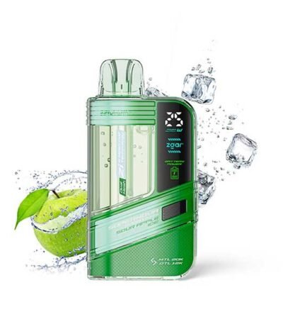 پاد یکبار مصرف ۳۰۰۰۰ پاف سیب ترش یخ Zgar Supernova Sour Apple Ice