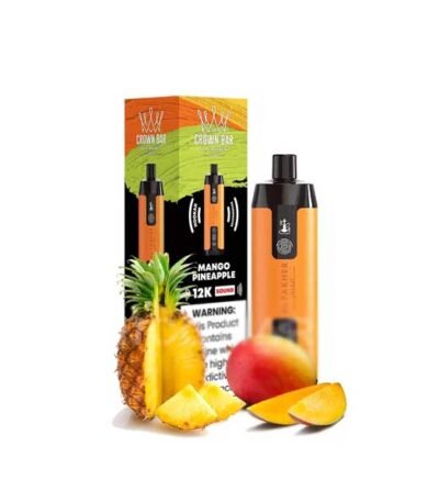 ویپ یکبار مصرف کرون بار الفاخر آناناس انبه ۱۲۰۰۰ پاف Crown Bar AL Fakher Pineapple Mango 12000