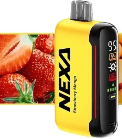 پاد یکبار مصرف توت فرنگی انبه نکسا بار ۲۰۰۰۰ پاف Nexa Strawberry Mango 20000