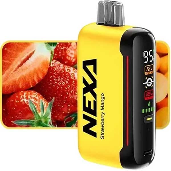 پاد یکبار مصرف توت فرنگی انبه نکسا بار ۲۰۰۰۰ پاف Nexa Strawberry Mango 20000 پاد یکبار مصرف توت فرنگی انبه نکسا بار ۲۰۰۰۰ پاف Nexa Strawberry Mango 20000