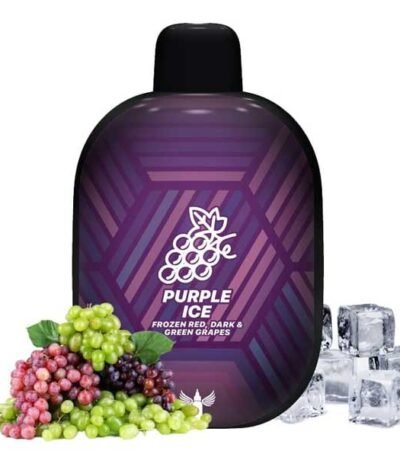 پاد یکبار مصرف میکس انگور یخ دکتر ویپز ۵۵۰۰ پاف Dr Vapes Panther Bar Grape Ice Mix