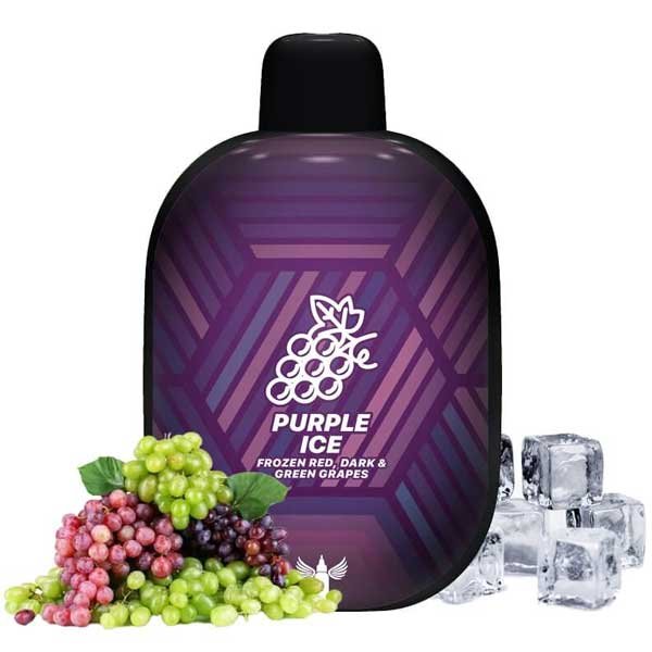 پاد یکبار مصرف میکس انگور یخ دکتر ویپز ۵۵۰۰ پاف Dr Vapes Panther Bar Grape Ice Mix