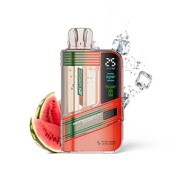 پاد یکبار مصرف ۳۰۰۰۰ پاف هندوانه یخ Zgar Supernova Watermelon Ice