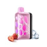 پاد یکبار مصرف ریو ۴۰۰۰۰ پاف وزول طعم توت‌فرنگی یخ Vozol Rave 40000 Strawberry Ice